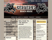 Tablet Screenshot of cerberusbeachhouse.com.au